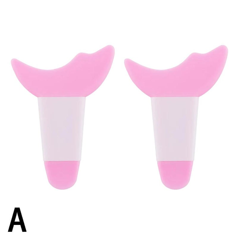 Two for sale at once. A multi-functional eye makeup tool for beginners, including an eyeliner brush, eyeshadow brush, mascara applicator, and crescent-shaped baffle.